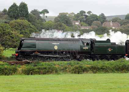 Purchase photo of 34070 MANSTON at Swanage Railway